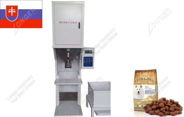 Sold Dog Food Packing Machine To Slovakia
