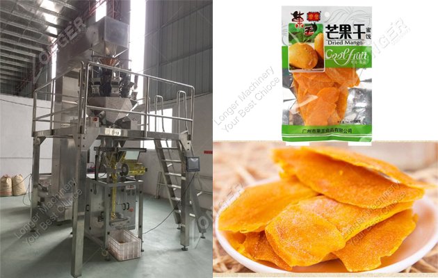 Sold Dry Mango Slice Packing Machine to Germany