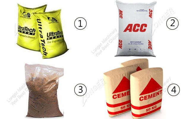 Types Of Cement Bags