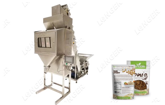 Semi Automatic Bag Weighing And Filling Machine for Grain