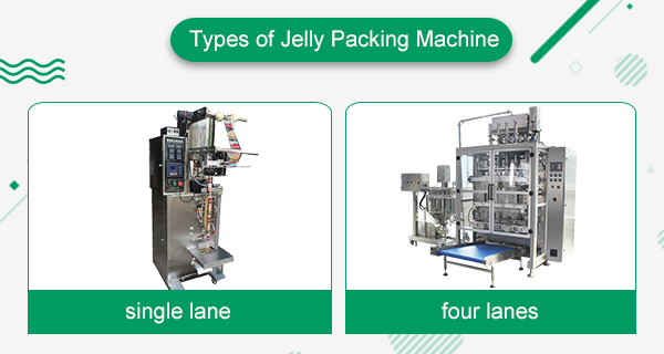 Types jelly stick packing machine