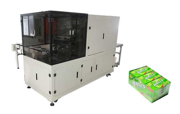 Automatic cellophane wrapping machine