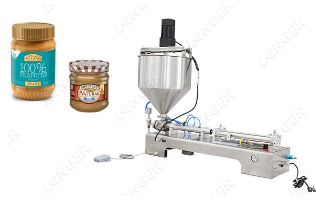 Thick Paste Peanut Butter Filling Machine Stainless Steel